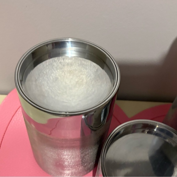 Vera Wang Silver Textured Candle Holder Set - Picture 3 of 8